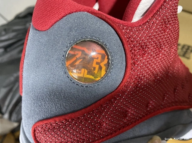 Air Jordan Red Grey Retro 13 414571-600 Gym Flint 0806